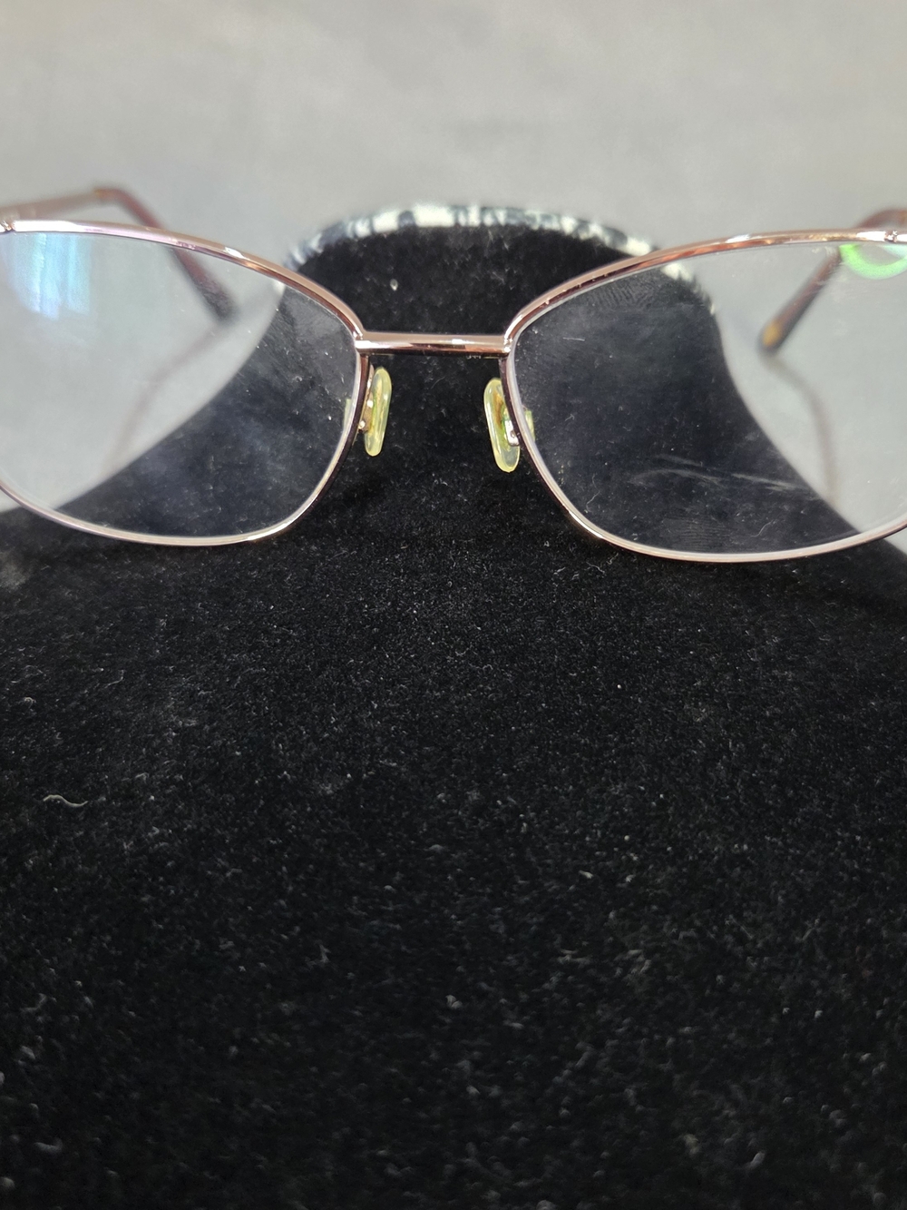 Anne Klein Eyeglasses Frames AK5053 770 Rose Gold Metal Cat Eye 54-15-135 Womens